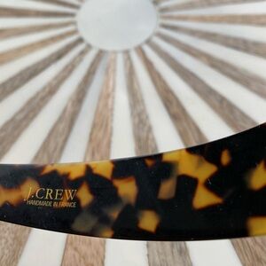 J. Crew Tortoiseshell Hairband in Black and Amber